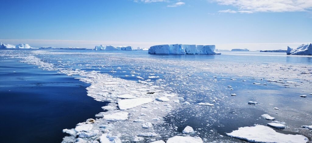 ice, iceberg, snow, sea, ocean, nature, cold, antarctic